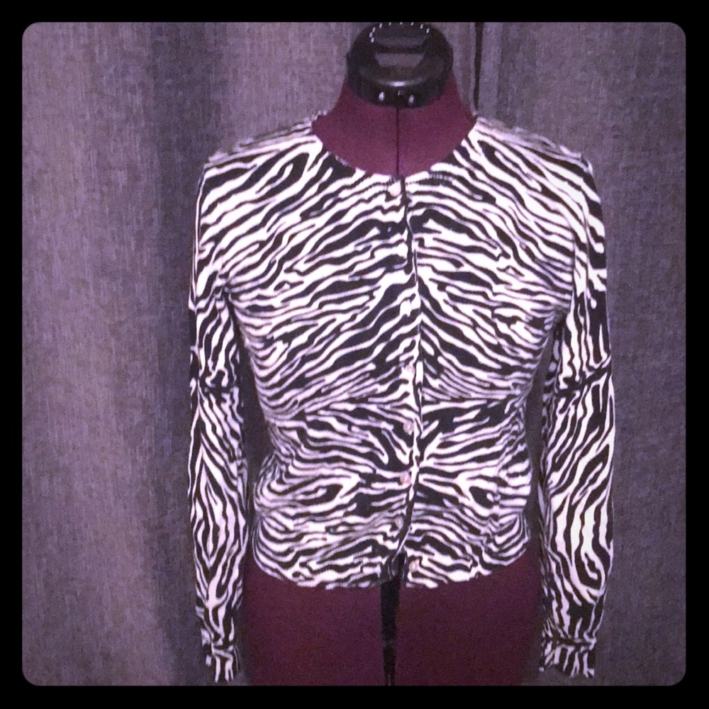 Animal print sweater
